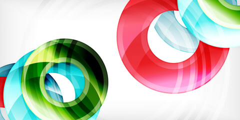 Circles, round elements, ring shapes premium background. Vector Illustration For Wallpaper, Banner, Background, Card, Book Illustration, landing page