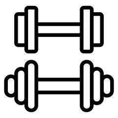 Weights Vector Design Icon Style