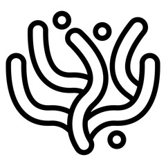 Obraz premium Seaweed Vector Design Icon Style
