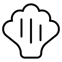 Clam Vector Design Icon Style