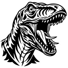 crocodile black logo vector design tattoo 