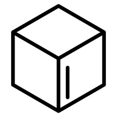 Cube Vector Design Icon Style