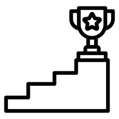 Obraz premium Progression Vector Design Icon Style