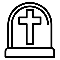 Obraz premium Grave Digger Vector Design Icon Style