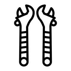 Wrench Vector Design Icon Style