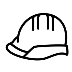Safety Helmet Vector Design Icon Style