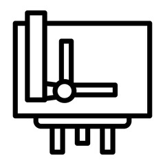 Drafting Board Vector Design Icon Style
