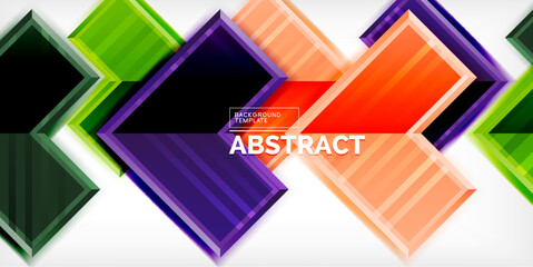 Arrow geometric abstract vector background. Vector Illustration For Wallpaper, Banner, Background, Card, Book Illustration, landing page