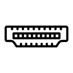HDMI Port Vector Design Icon Style