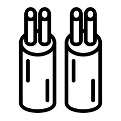 Cable Insulator Vector Design Icon Style