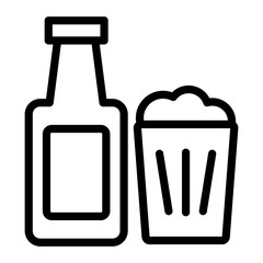Craft Beer Vector Design Icon Style