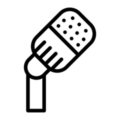 Old-fashioned Microphone Vector Design Icon Style