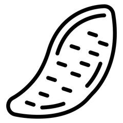Yam Vector Design Icon Style