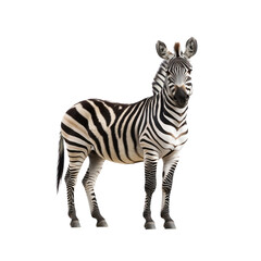 Obraz premium Zebra isolate transparency background PNG