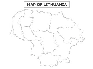 European Country Geography Political map. Political map of country with capital, province or state capital, major cities and town.