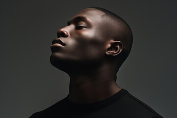 Portrait adult black photo.