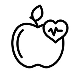 Healthy Choices Vector Design Icon Style