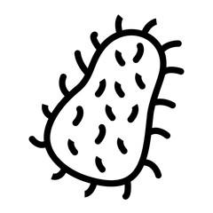 Pathogenic Organism Vector Design Icon Style