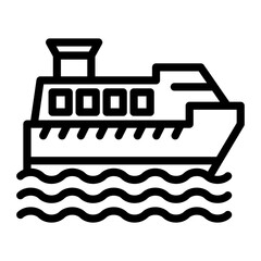 Conta Cruise Vector Design Icon Style