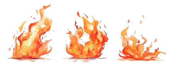 small fire png transparent background