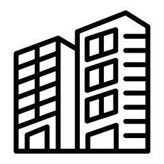 Obraz premium City Heights Vector Design Icon Style
