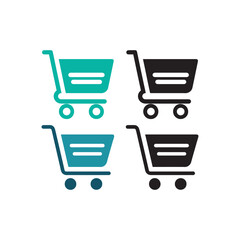 Shopping Icons set, Shopping Cart Clipart, Shopping Cart Icon Digital Clipart, Shopping Minimalist Line Icons, vector illstration.