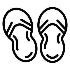 Flip-flop Vector Design Icon Style