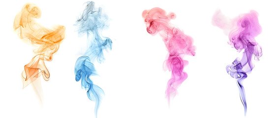 colorful smoke png transparent background