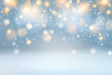 Fototapeta premium Cozy Warm Lights with Beautiful Bokeh Effect for Christmas