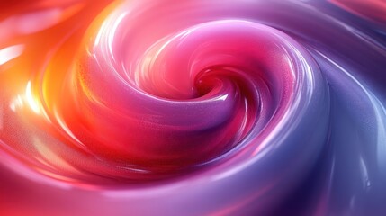 Fototapeta premium An abstract 3D painting of swirling colors and shapes, each layer of paint adding depth and complexity to the composition.
