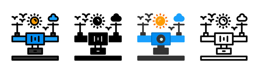 Set of Drone Icon