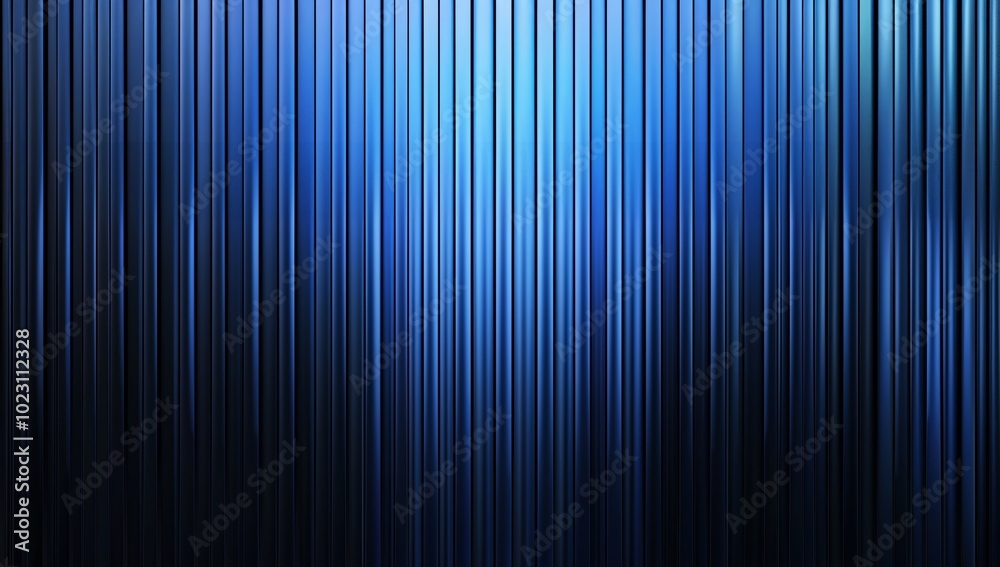 Poster abstract blue vertical lines form the background. light and shadow effect. modern gradient pattern w