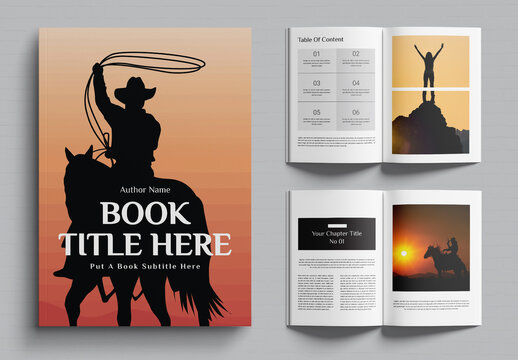 Book Title  Here Design Layout