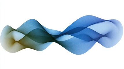 Abstract wavy lines in blue and yellow tones creating a fluid, dynamic visual effect.