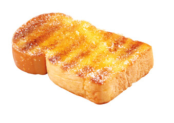 toast slice of bread with Sugar Butter