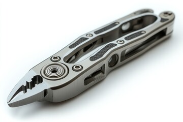 Obraz premium A sleek, multi-functional tool featuring pliers, designed for various tasks and repairs.