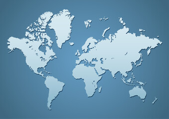 World map with a colorful, geometric pattern made of triangles. Perfect for travel, diversity, and global themes.