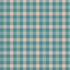 Cute textile pattern with squares in blue and pink