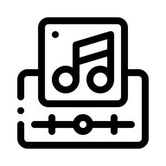 Music Player line icon