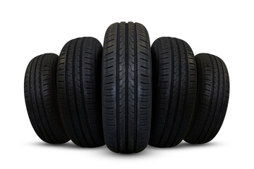 Stack of Tires. png file. transparent backgrounds © memorystockphoto