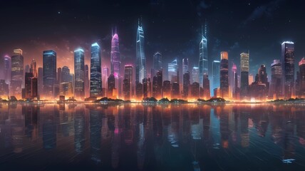 Obraz premium view of the city