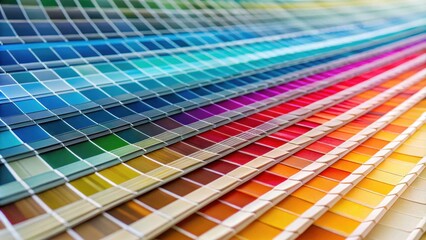Close-up of an open color guide swatch , color, guide, swatch, close-up, texture, palette, paint, design, sample, selection