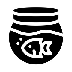 Fish Bowl glyph icon