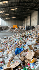 Efficient Recycling Plant Operating with Sorted Material Piles  