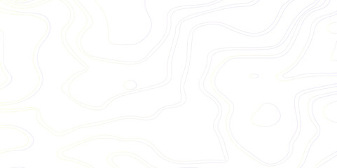 Transparent Topographic line map. Modern design with White background with topographic wavy pattern design.  topographic contour in lines and contours, white lines on light blue background. Texture fo