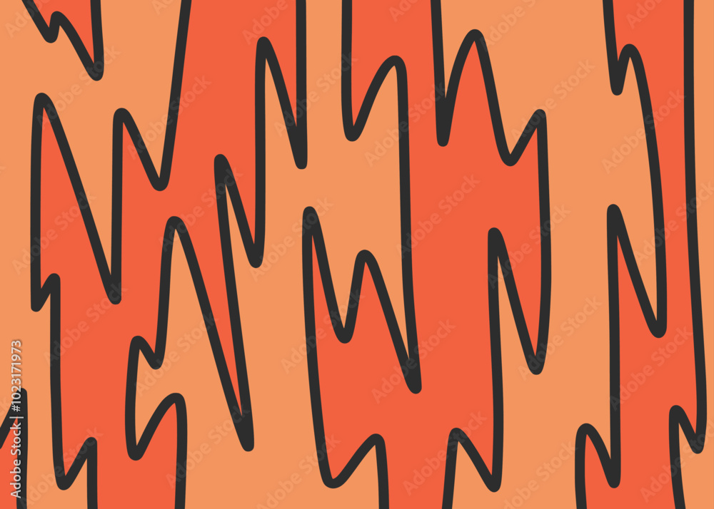 Poster abstract background with slash line pattern