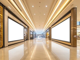 Obraz premium Mall mock up ad