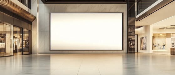 Mall mock up ad