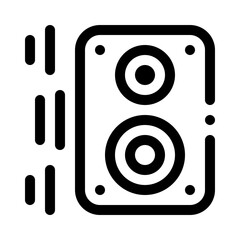 Speaker Icon line icon