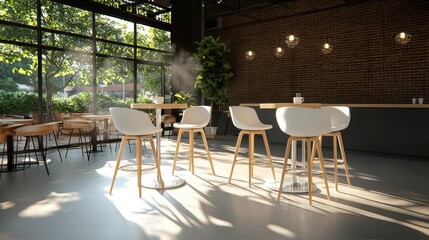 Fototapeta premium Modern Cafe Interior Design